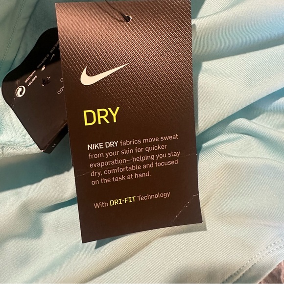 NWT Nike Dri Fit Slim Fit Tennis Pickleball Skort Light Turquoise Plus Size 1X - Picture 6 of 8